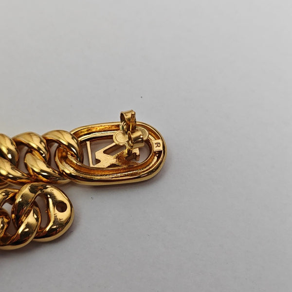 Metal Gold Stud Earrings