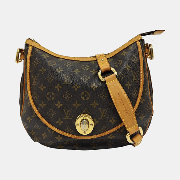 TULUM GM Monogram Coated Canvas Brown