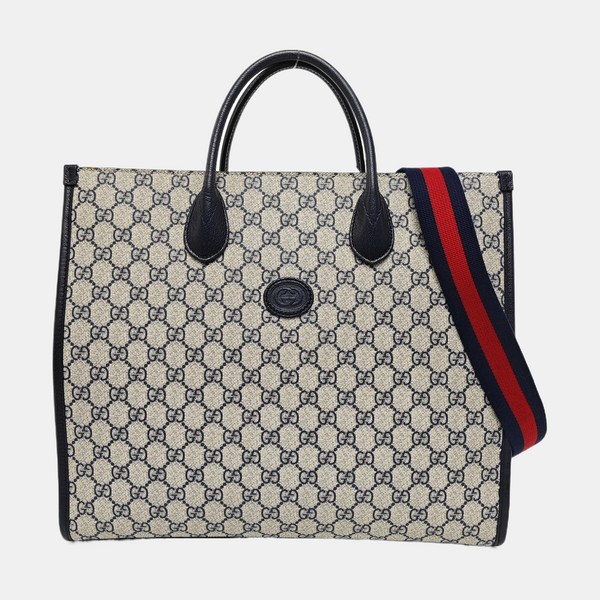 Retro Medium Monogram Coated Canvas Beige