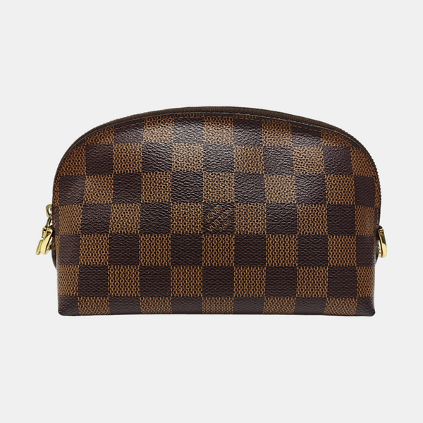 COSMETIC PM Damier Ebene Coated Canvas Brown