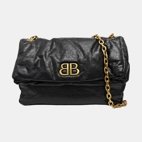 Monaco Small Calfskin Black