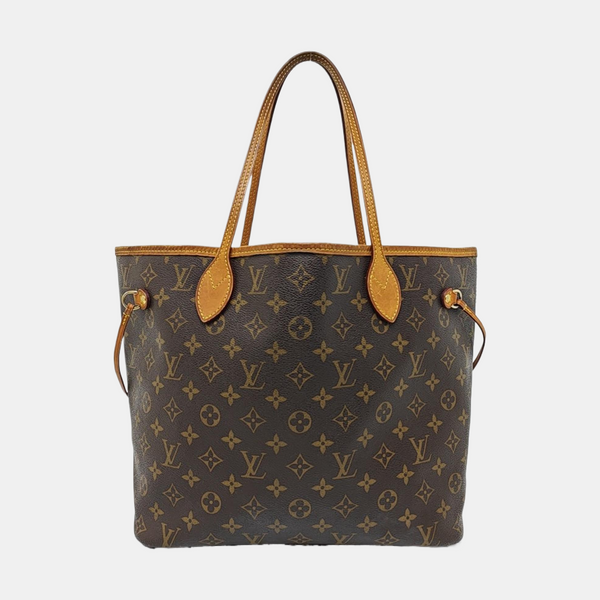 NEVERFULL MM Monogram Coated Canvas Brown