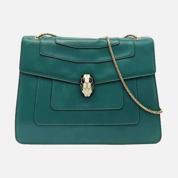 SERPENTI FOREVER Calfskin Green