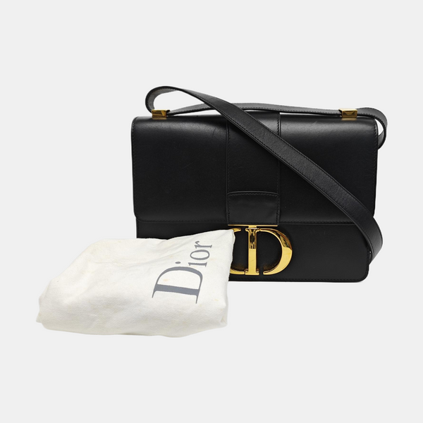 30 Montaigne Calfskin Black