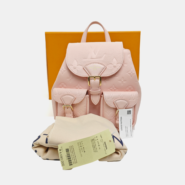 BACKUP Monogram Calfskin Pink
