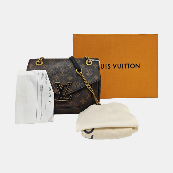 PASSY Monogram Coated Canvas Brown