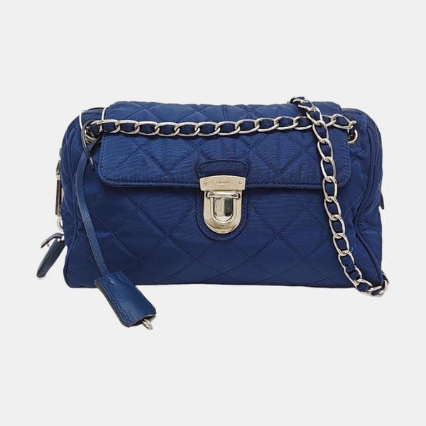Quilted Nylon Blue