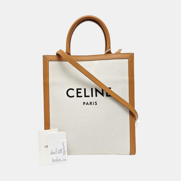 CABAS CELINE Small Canvas White