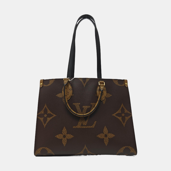 ONTHEGO MM Monogram Coated Canvas Brown