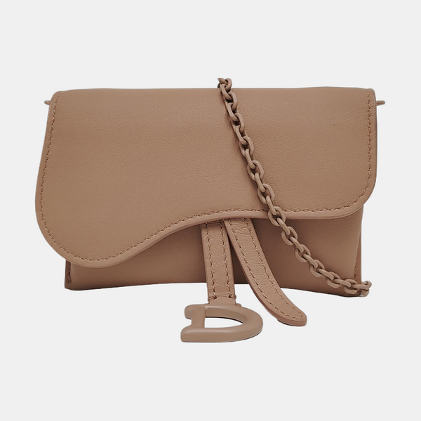 Saddle Mini Calfskin Pink