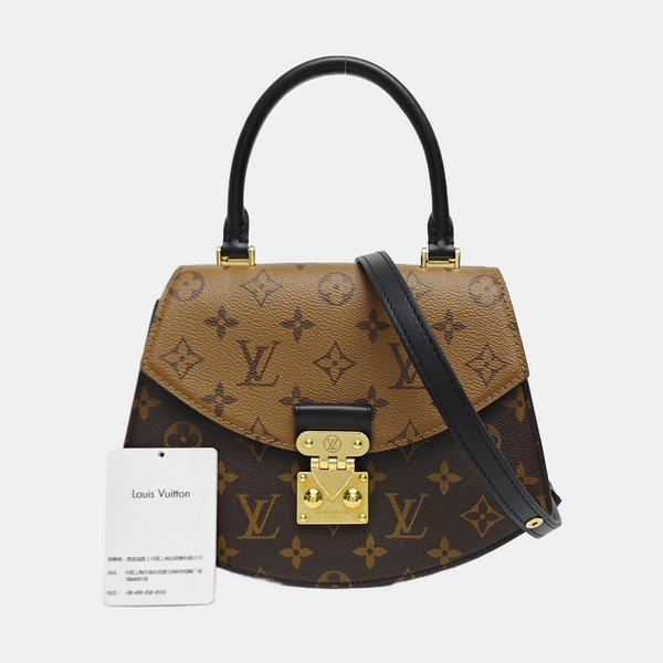 EDEN Super Mini Monogram Coated Canvas Brown