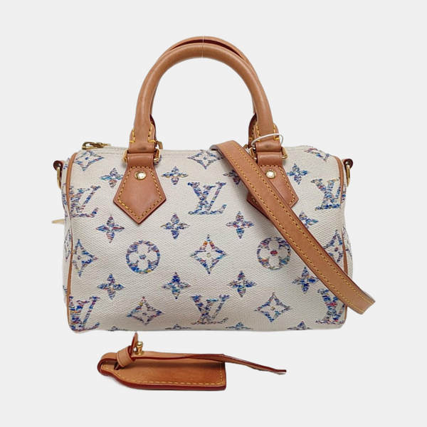 SPEEDY 20 Monogram Canvas Beige
