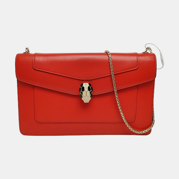 SERPENTI FOREVER Calfskin Orange