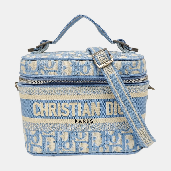 Travel Vanity Oblique Fabric Blue