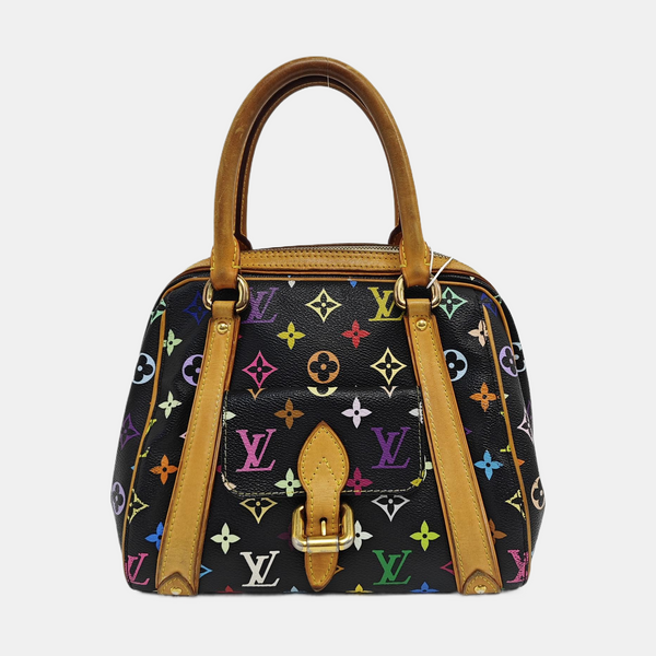 LV × TM PRISCILLA Monogram Coated Canvas Black
