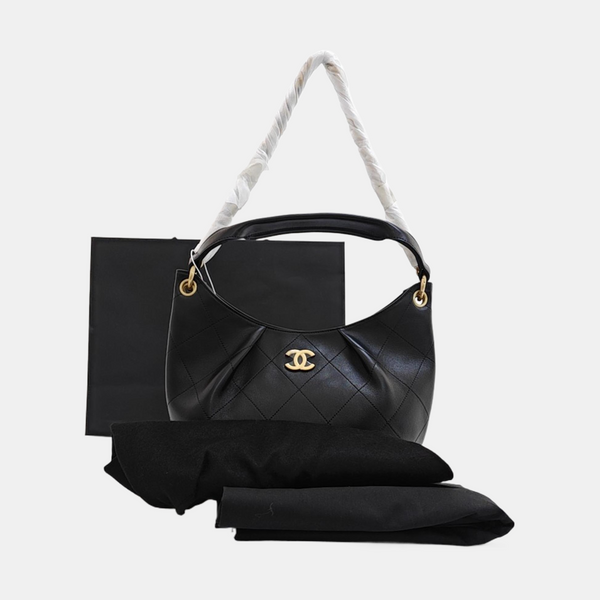 Quilted Lambskin Black