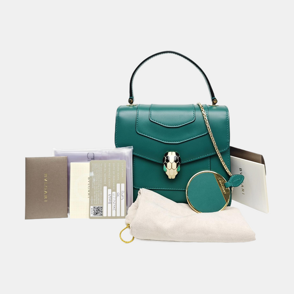 SERPENTI FOREVER Calfskin Green