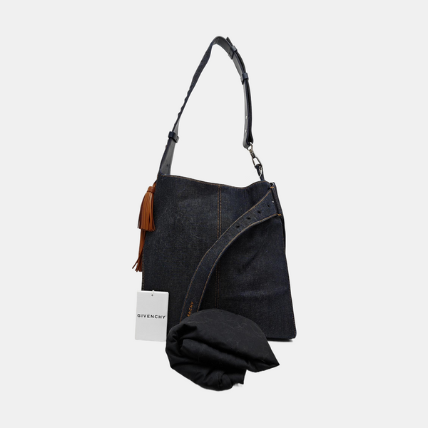 Denim Shoulder Bag Blue