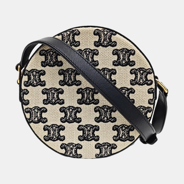 Fabric Crossbody Bag White
