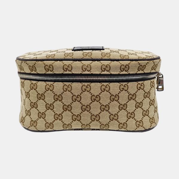 Monogram Canvas Shoulder Bag Beige