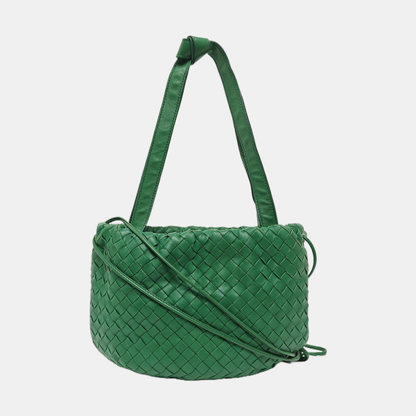 Lambskin Shoulder Bag Green