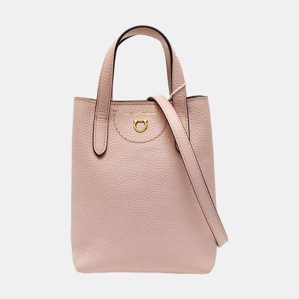 Gancini Mini Calfskin Pink