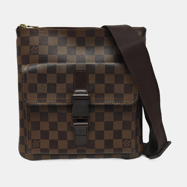 MELVILLE Damier Ebene Coated Canvas Brown