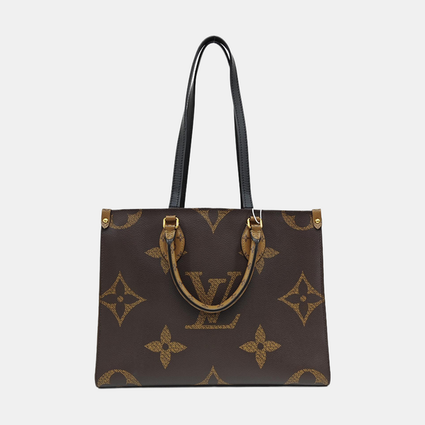 ONTHEGO MM Monogram Coated Canvas Brown