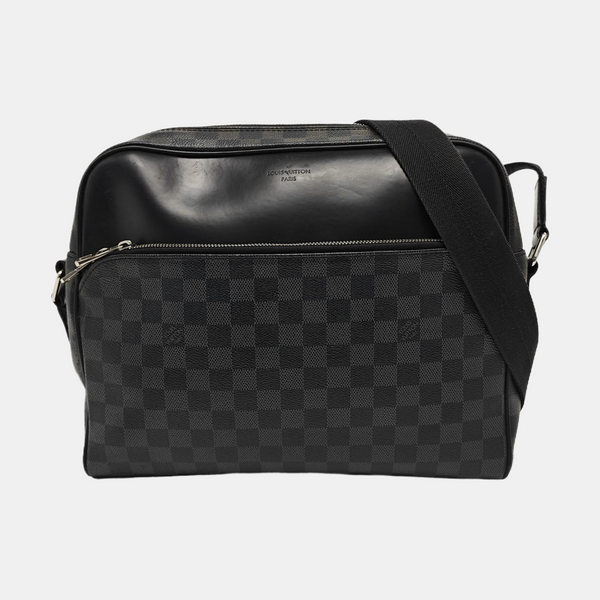 DAYTON MM Damier Graphite Coated Canvas Gray