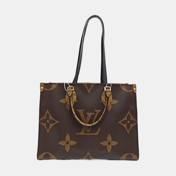ONTHEGO MM Monogram Coated Canvas Brown