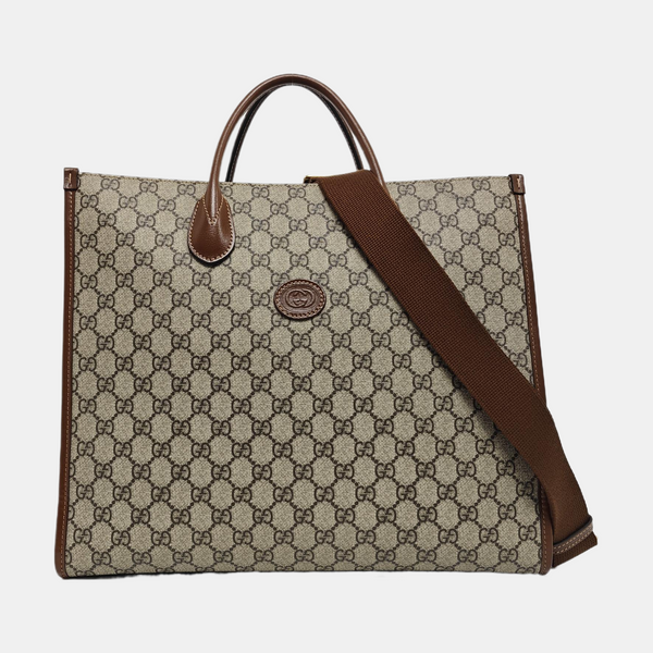 Retro Medium Monogram Coated Canvas Black