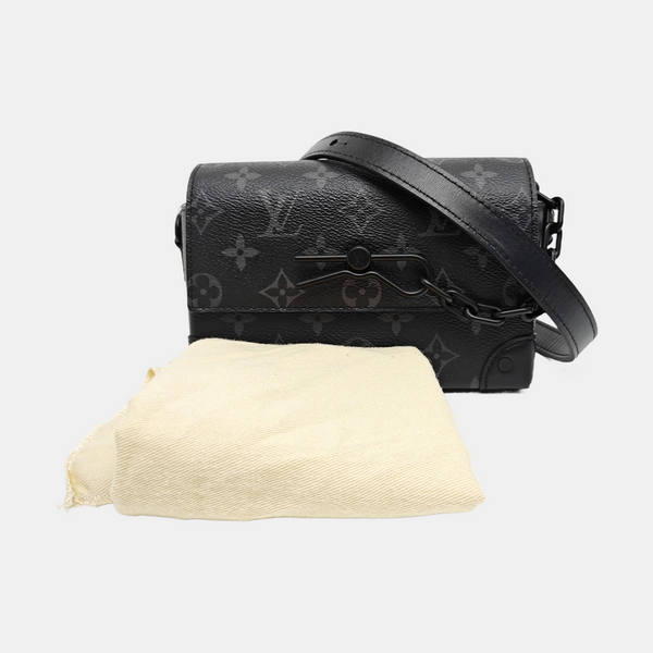 STEAMER Mini Monogram Coated Canvas Black