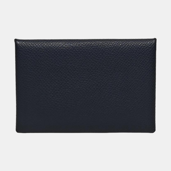 Calvi Epsom Blue Card Holder