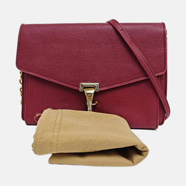 Macken Small Calfskin Red