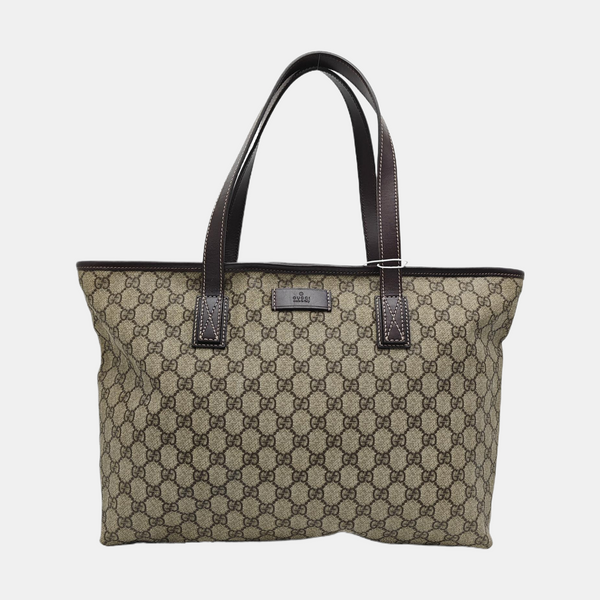 GG Imprime Medium Monogram Coated Canvas Beige