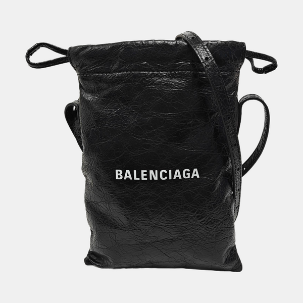 Calfskin Shoulder Bag Black