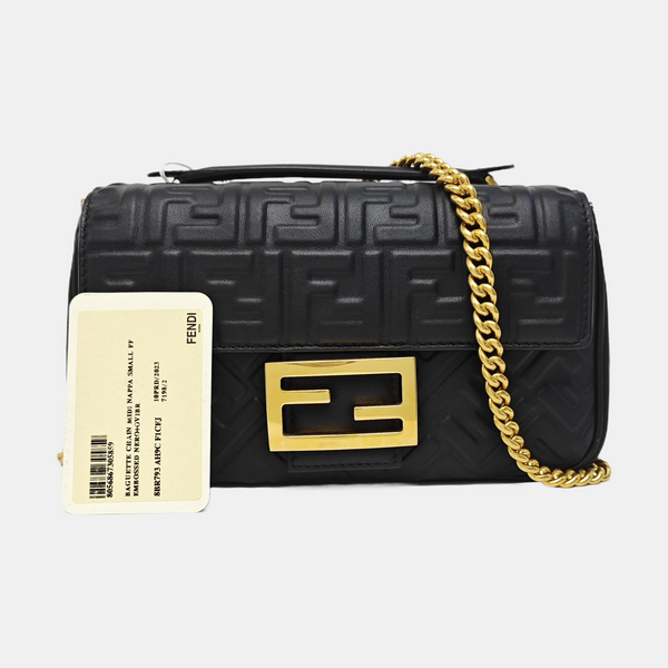 Baguette Medium Lambskin Black