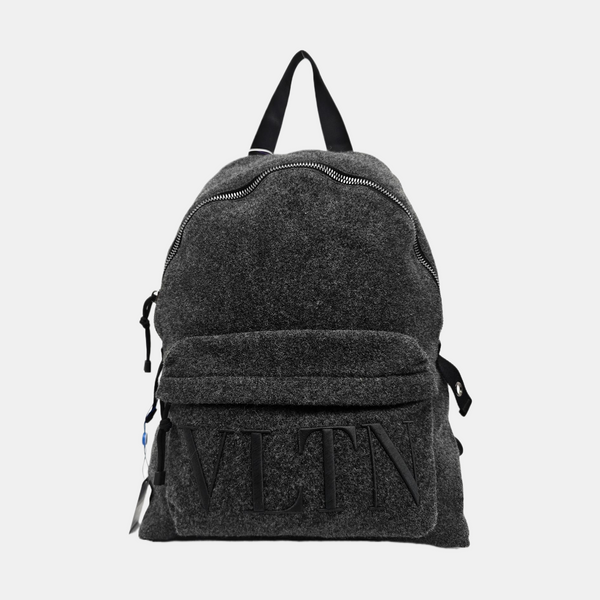 Fabric Backpack Gray
