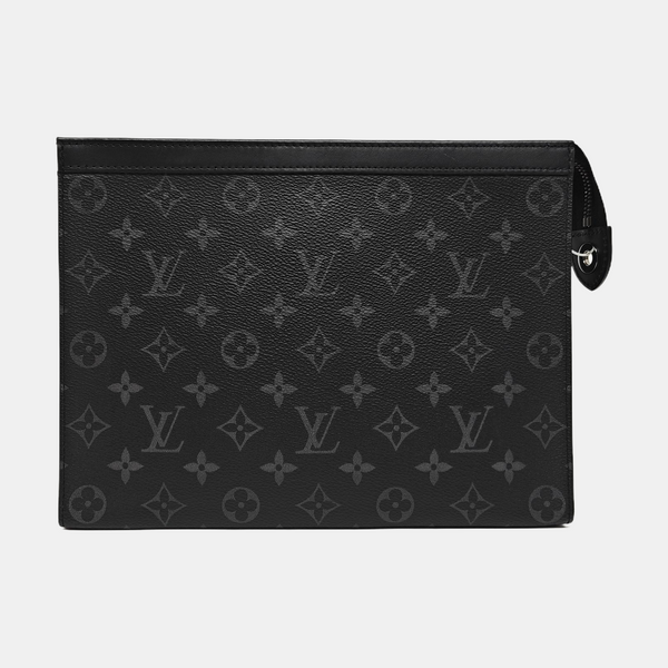 Pochette Voyag MM Monogram Coated Canvas Black