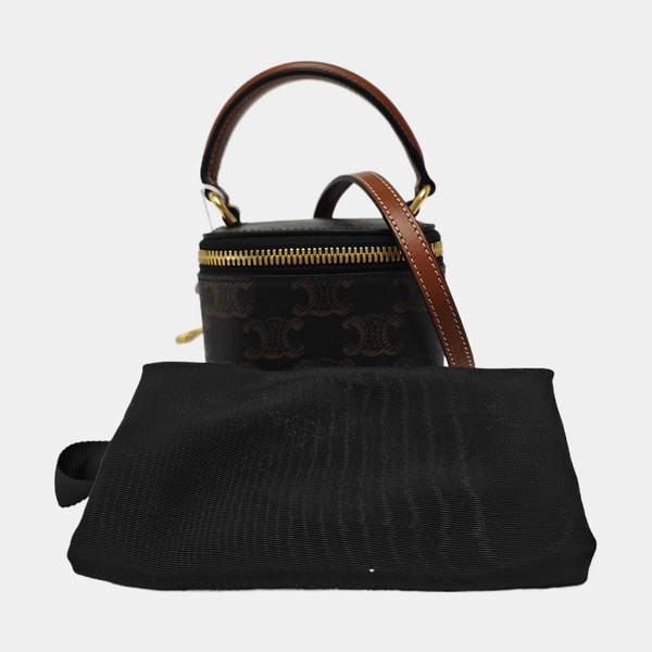 TRIOMPHE Mini Calfskin Brown