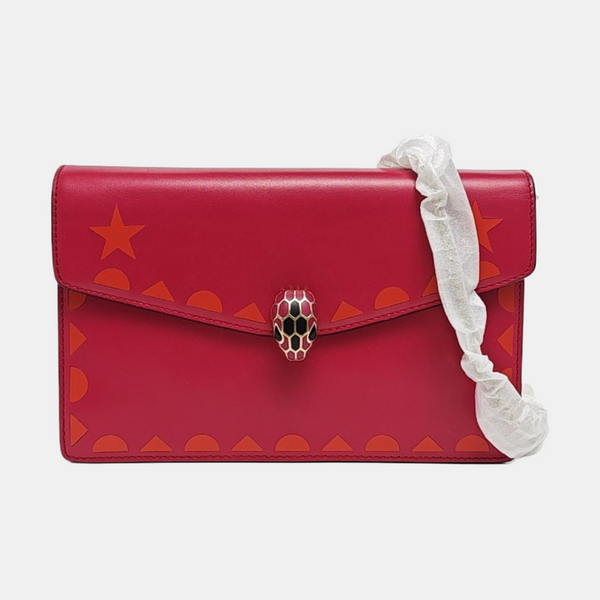 SERPENTI FOREVER Calfskin Red