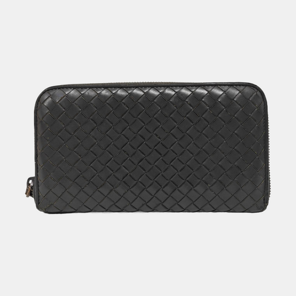 Calfskin Wallet Gray