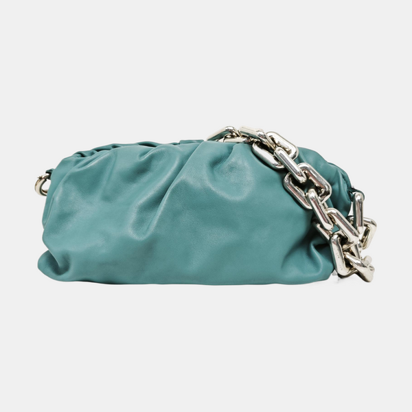 The Pouch Mini Calfskin Blue