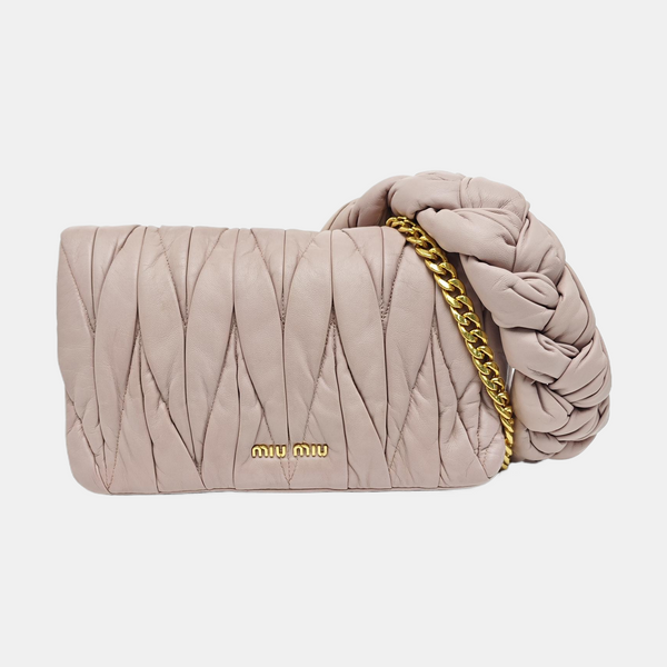 Calfskin Shoulder Bag Pink