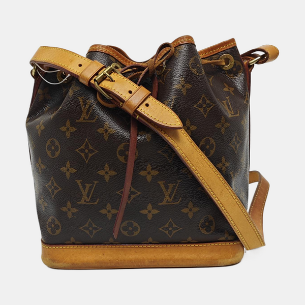 NOÉ BB Monogram Coated Canvas Brown