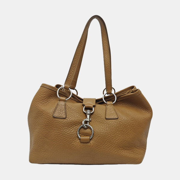Calfskin Tote Bag Brown