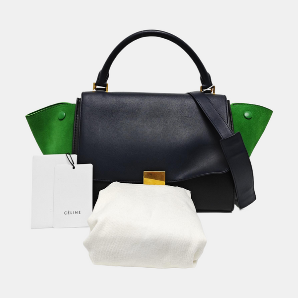 TRAPEZE Small Calfskin Black