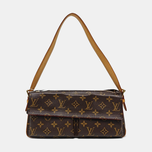 VIVA CITE Monogram Coated Canvas Brown