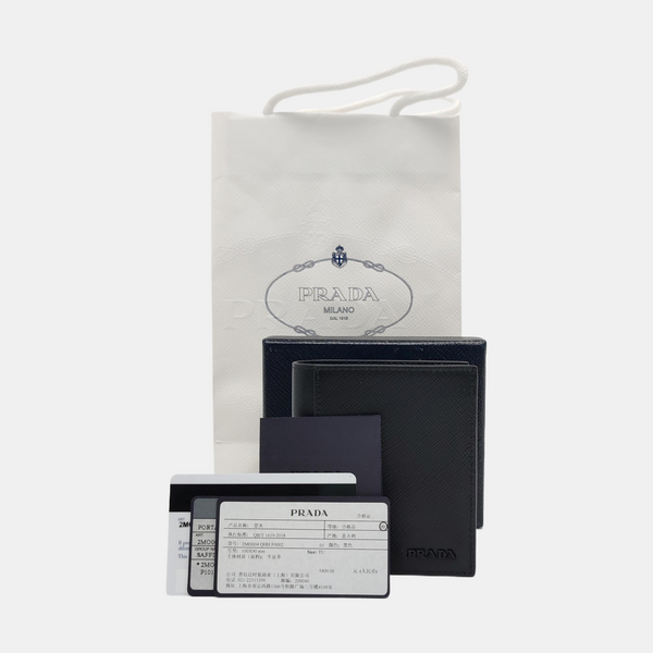 Saffiano Calfskin Wallet Black