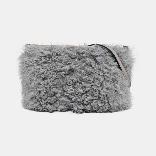 Fabric Shoulder Bag Blue